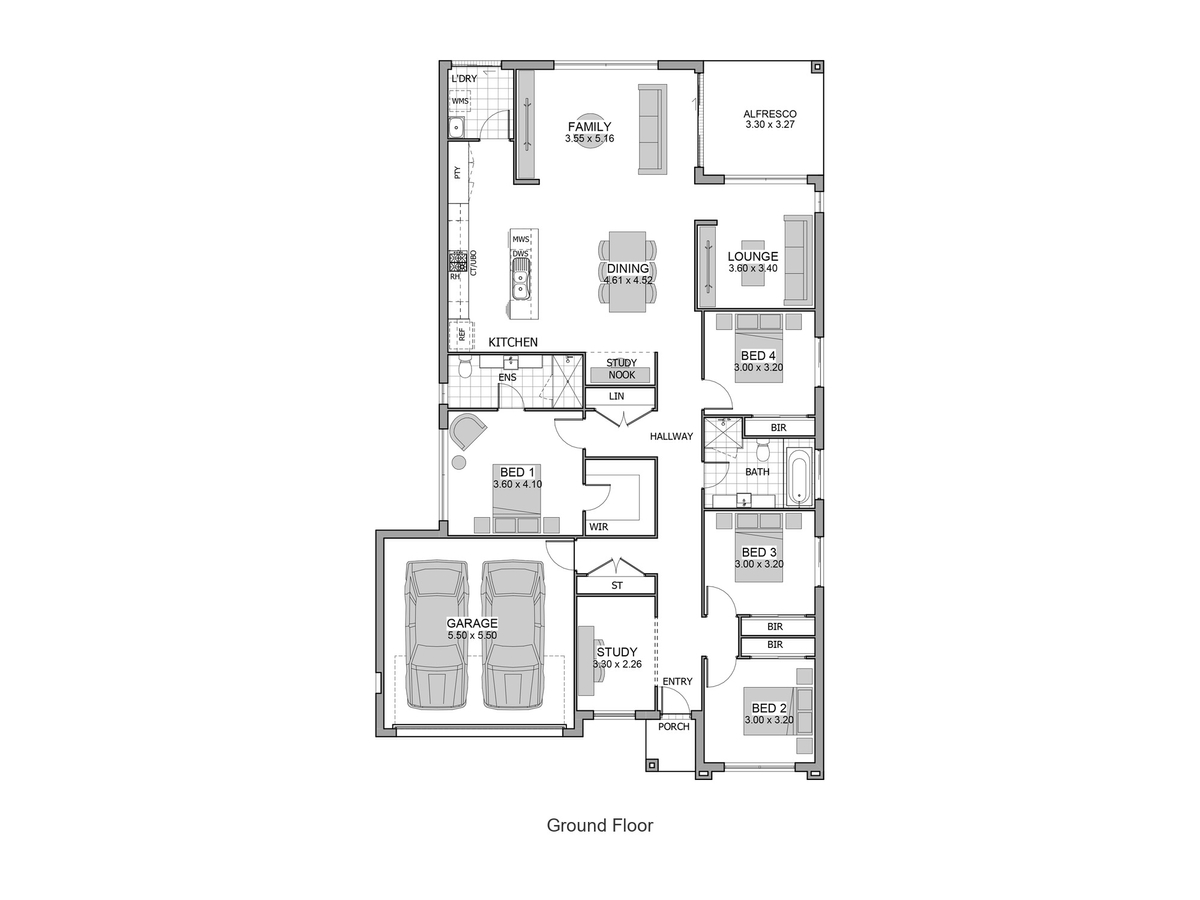 Lot 3839, Googong NSW 2620 floorplan