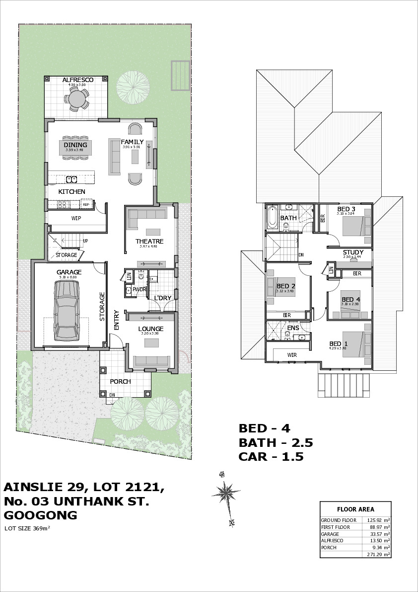 3 Unthank Street, Googong NSW 2620 floorplan