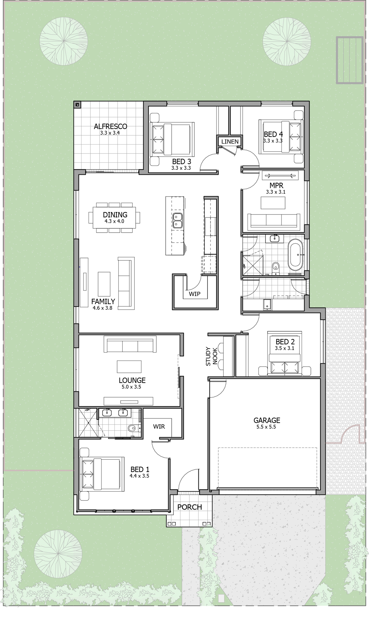 Lot 73 Jirrabittaya Street, Bingara Gorge NSW 2571 floorplan