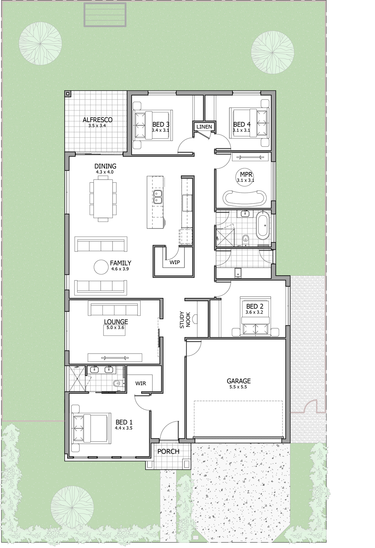 Lot 75 Jirrabittaya Street, Bingara Gorge NSW 2571 floorplan