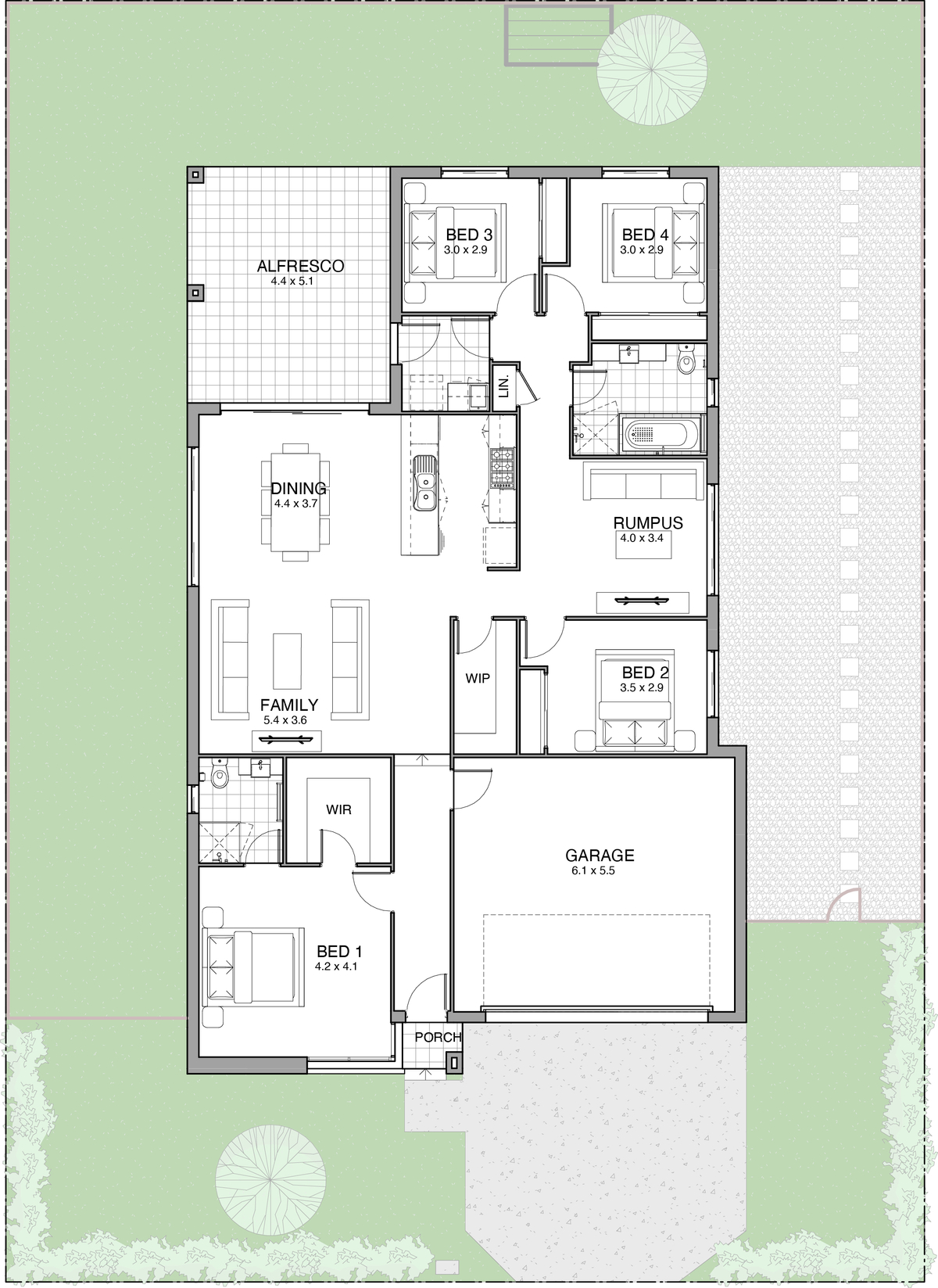 3 Mulholland Parkway, Bathurst NSW 2795 floorplan