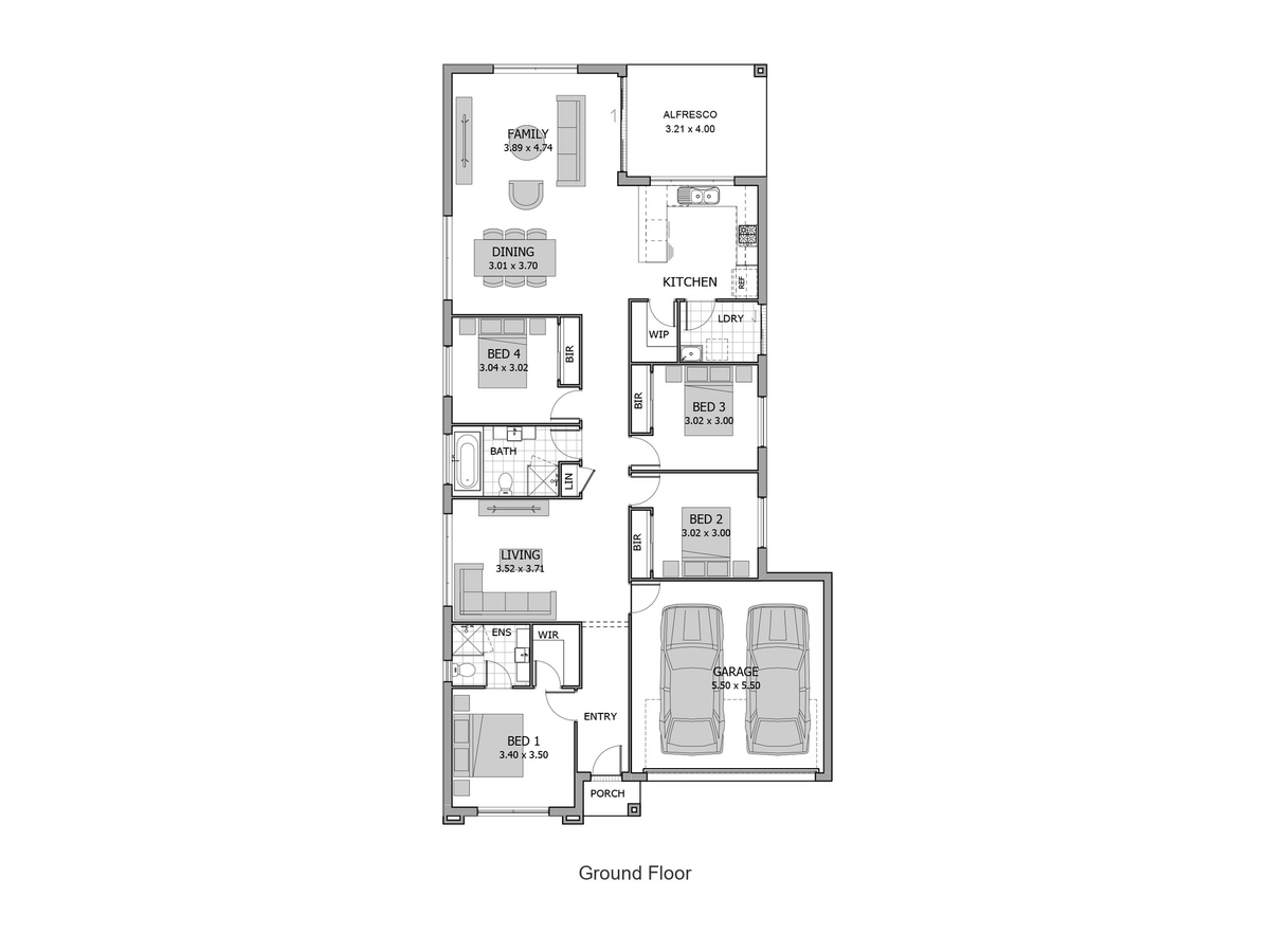 Lot 8303, Spring Farm NSW 2570 floorplan